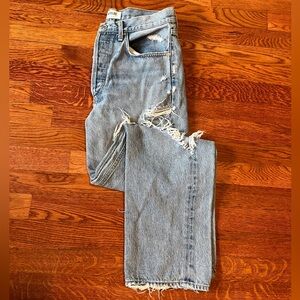 Agolde distressed baggy jeans size 27